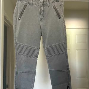 A.N.A Jeggings with zippers at both ankles, skinny leg size 30/10